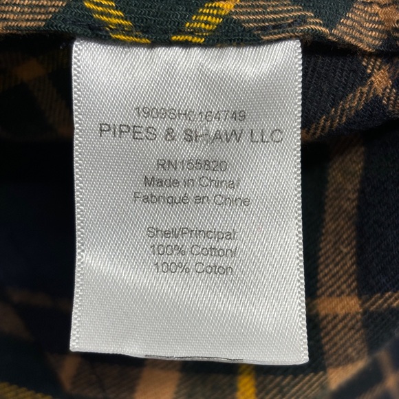 Veronica Beard Seneca Plaid Puff Sleeve Button-down shirt Size 0 Navy Check - Picture 9 of 12